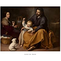 Museo del Prado Lámina- Sagrada familia del pajarito-Murillo